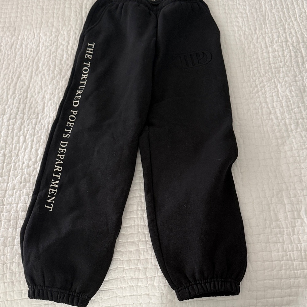 Tortured poets department Black Jogger swear pants